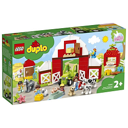 Конструктор LEGO DUPLO 10952 Фермерский трактор, домик и животные УЦЕНКА