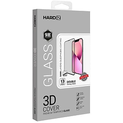 Противоударное стекло HARDIZ Premium для iPhone 13 mini черное (HRD186601)