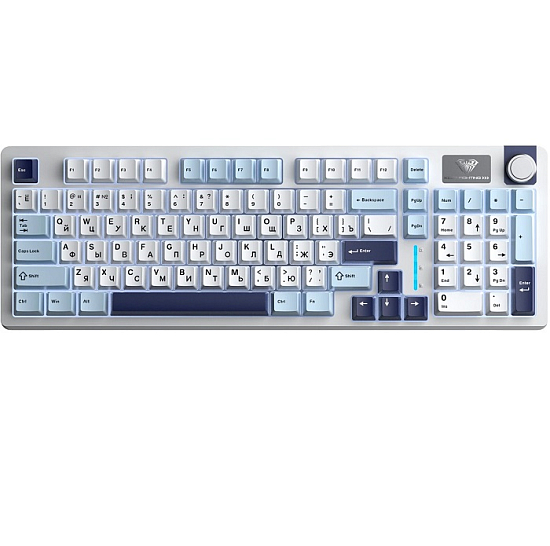 Клавиатура AULA S98 Light Blue-White-Black Purple