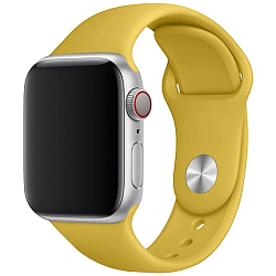 Силиконовый ремешок ISA для Apple Watch 38/40mm Sport Желтый