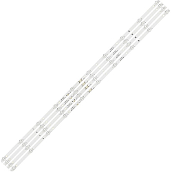Подсветка JS-D-JP50DM-101EC (81112) для ТВ BBK 50 (комплект 4шт) ВЕРСИЯ 2