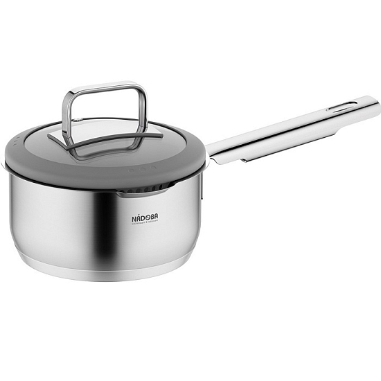 Ковш 1.5л NADOBA серия GERDA со стеклянной крышкой