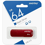 USB 64Gb SMARTBUY Clue красный