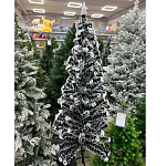 Ёлка с подсветкой светодиодная белые кончики 180 см