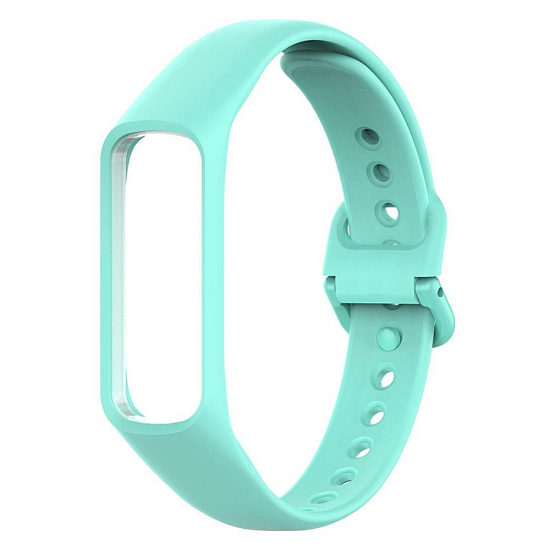 Силиконовый ремешок ZIBELINO для Samsung Galaxy Fit 3 (голубой)