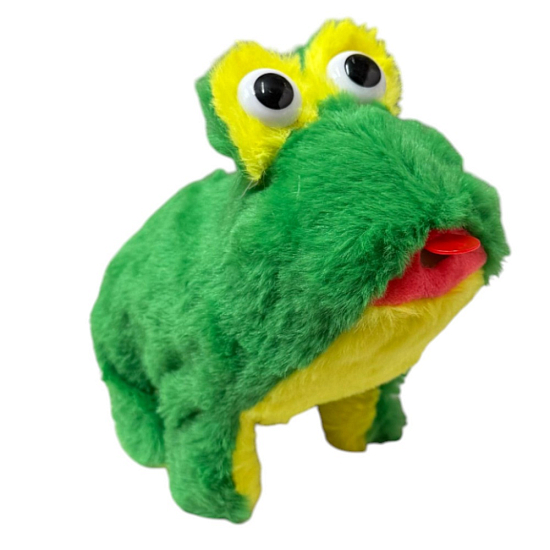 Мягкая игрушка Лягушка с механизмом