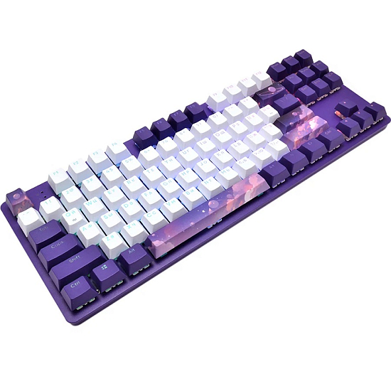 Клавиатура RED SQUARE Keyrox TKL Hyperion белый фиолетовый (RSQ-20039)