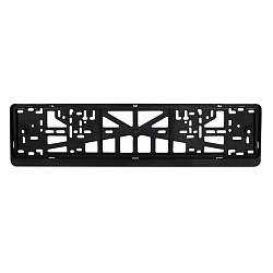 Рамка номерного знака AVS RN-01 односоставная (чёрная)