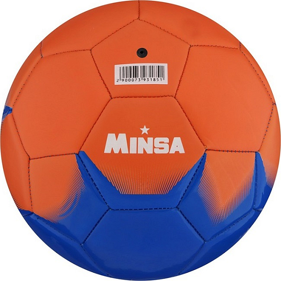 Мяч футбольный MINSA, PU, машинная сшивка, 32 панели, размер 5 7393185
