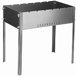 Мангал на барашках 500х305х500 мм, сталь 1,2 мм, Россия Camping// Palisad 69574