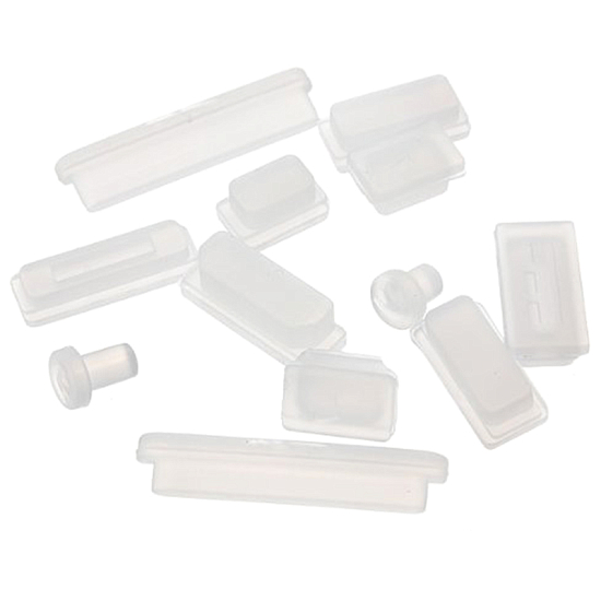 Набор заглушек для Macbook, прозрачные (13шт)