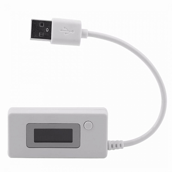 USB тестер для зарядных устройств, белый