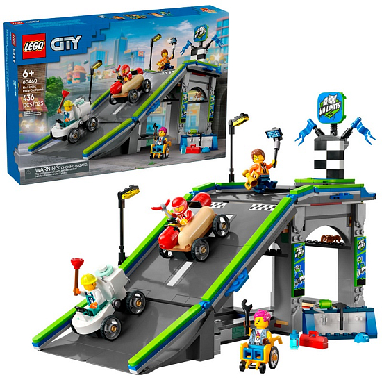 Конструктор LEGO CITY 60460 Никаких ограничений: автогоночная трасс