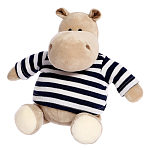 Мягкая игрушка «Бегемот: В тельняшке», 20 см 6494884