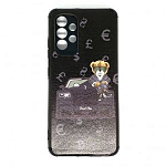 Силиконовый чехол NONAME для Samsung Galaxy A32 под кожу, с рисунком (Микс)