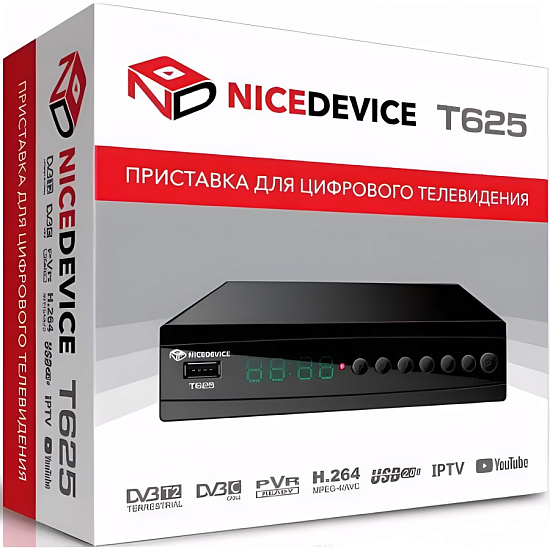 Ресивер DVB-T2 NICEDEVICE T625