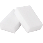 Губка-ластик МЕЛАМИНОВАЯ LAIMA 605035, для кухни, уборки, обуви 10*6*3см КОМПЛЕКТ 3шт, полибэг