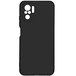Силиконовый чехол DF для Xiaomi Redmi Note 10/10S DF xiOriginal-19 (black) с микрофиброй