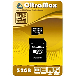 Micro SD 32Gb OltraMax Class 10 с адаптером SD