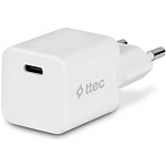 Сетевое ЗУ 1Type-C TTEC 2SCP01B, белый, 20W