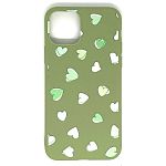 Задняя накладка ZIBELINO для iPhone 11 Pro Сердце зеленый
