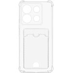 Силиконовый чехол DF для Xiaomi 14 DF xiCardCase-12 с отделением для карты