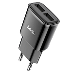 Сетевое ЗУ 2USB 2.4A HOCO C88A, Star, чёрный