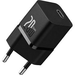 Сетевое ЗУ 1Type-C BASEUS GaN5 Fast Charger(mini) 1C 20W EU Black
