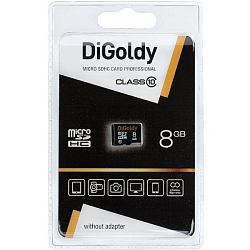 Micro SD  8Gb DiGoldy Class 10 без адаптера