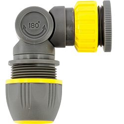 Соединитель с внутр. резьбой 1/2"-3/4" с шарниром, LUXE// Palisad 66251