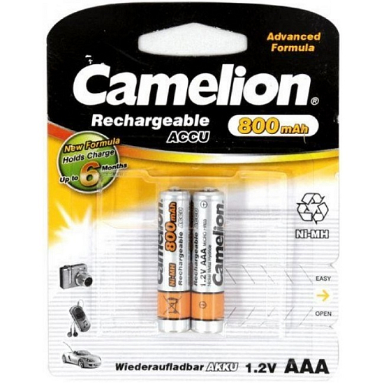 Аккумулятор CAMELION R03 800 mAh BL-2