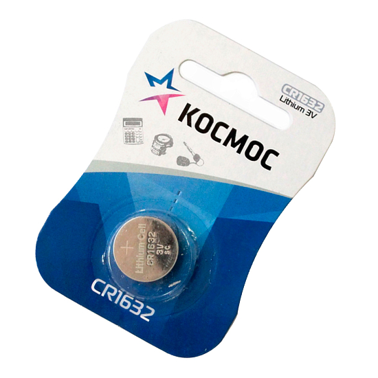 Элемент питания КОСМОС CR1632 BL-1 (1/12/72)