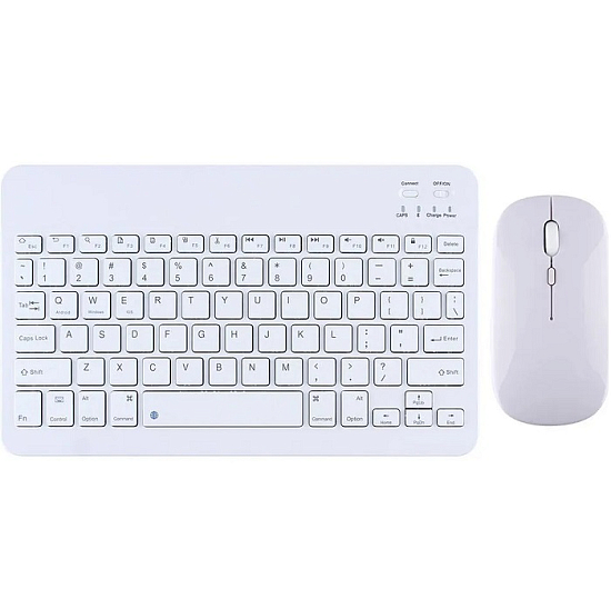 Клавиатура+мышь БП KIT белая