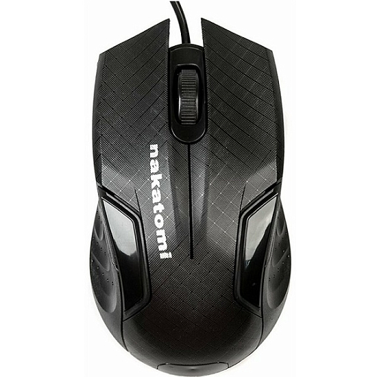 Мышь NAKATOMI Navigator MON-06U черная, USB
