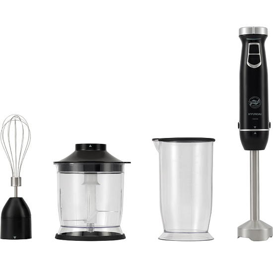Блендер HYUNDAI HYB-H3845 черный/серебристый