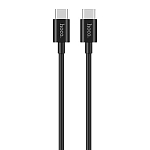 Кабель Type-C <--> Type-C  1.0м HOCO X23 Skilled, черный