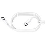 Кабель Type-C <--> Type-C  2.0м HOCO X51 белый, 100W