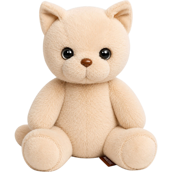 Мягкая игрушка MaxiToys «Котик», бежевый, 20 см 10941692