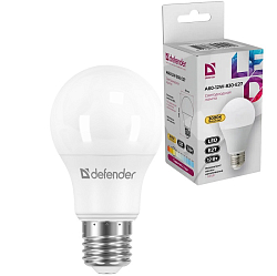 Лампа светодиодная DEFENDER A60 12W/830/E27 груша, теплый белый
