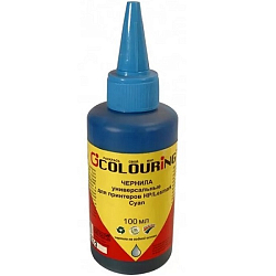 Чернила Colouring для HP/Lexmark Cyan 100мл водные