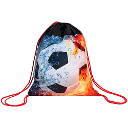 Мешок для обуви Calligrata "Мяч в огне" 420 х 340 мм