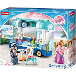 Конструктор Sluban Розовая Мечта «Уличный художник», 184 детали