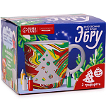 Кружка под раскраску эбру «Ёлочка», набор для творчества 7694178