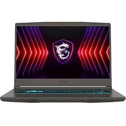 Ноутбук игровой 15.6" MSI Thin 15 B13VE-2650XRU (Intel Core i5-13420H/ 16GB/ SSD 512GB/ RTX 4050-6GB/ DOS) (9S7-16R831-2650), Gray