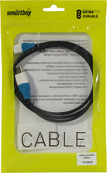 Кабель HDMI <--> miniHDMI  1.0м SMARTBUY K-310-180 чёрный в техпаке