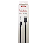 Кабель USB <--> Lightning  1.0м XO NB103 черный