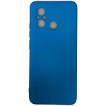 Задняя накладка SILICONE COVER для Xiaomi Redmi 12C 4G №09 Голубой