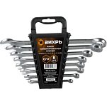 Набор комбинированных ключей 8 шт. 6 - 19 ВИХРЬ 73/6/5/7