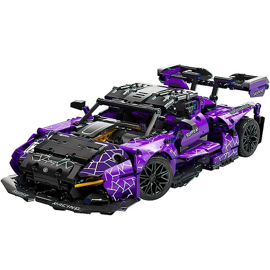 Конструктор Техно SKELER RACING,(р/упр если приобрести мотор и пульт), 1227 деталей