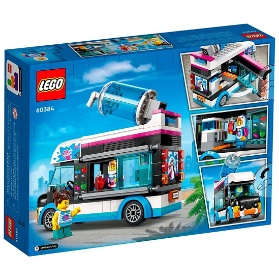 Конструктор LEGO City 60384 Фургон для шейков Пингвин